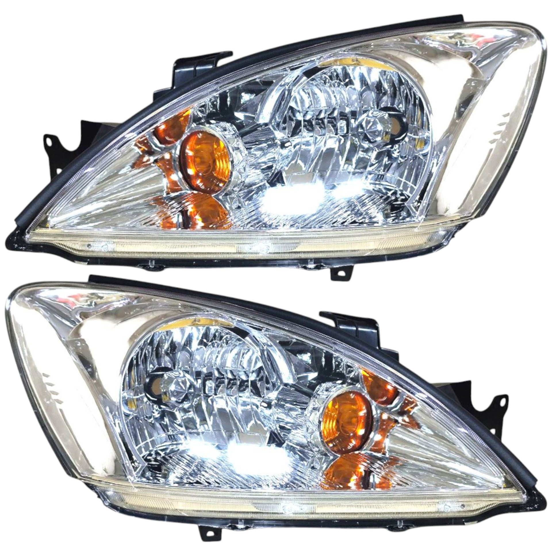Faros Delanteros Mitsubishi Touring Lancer 1.6 2.0 Glx 05 - 15 WHITE RAG