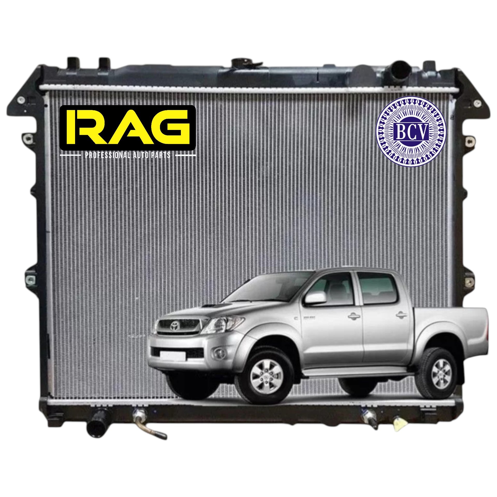 Radiador Toyota Hilux 2006 - 2010 Fortuner Automático RAG