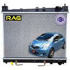 Radiador Toyota Yaris Automático 2000 - 2005 RAG