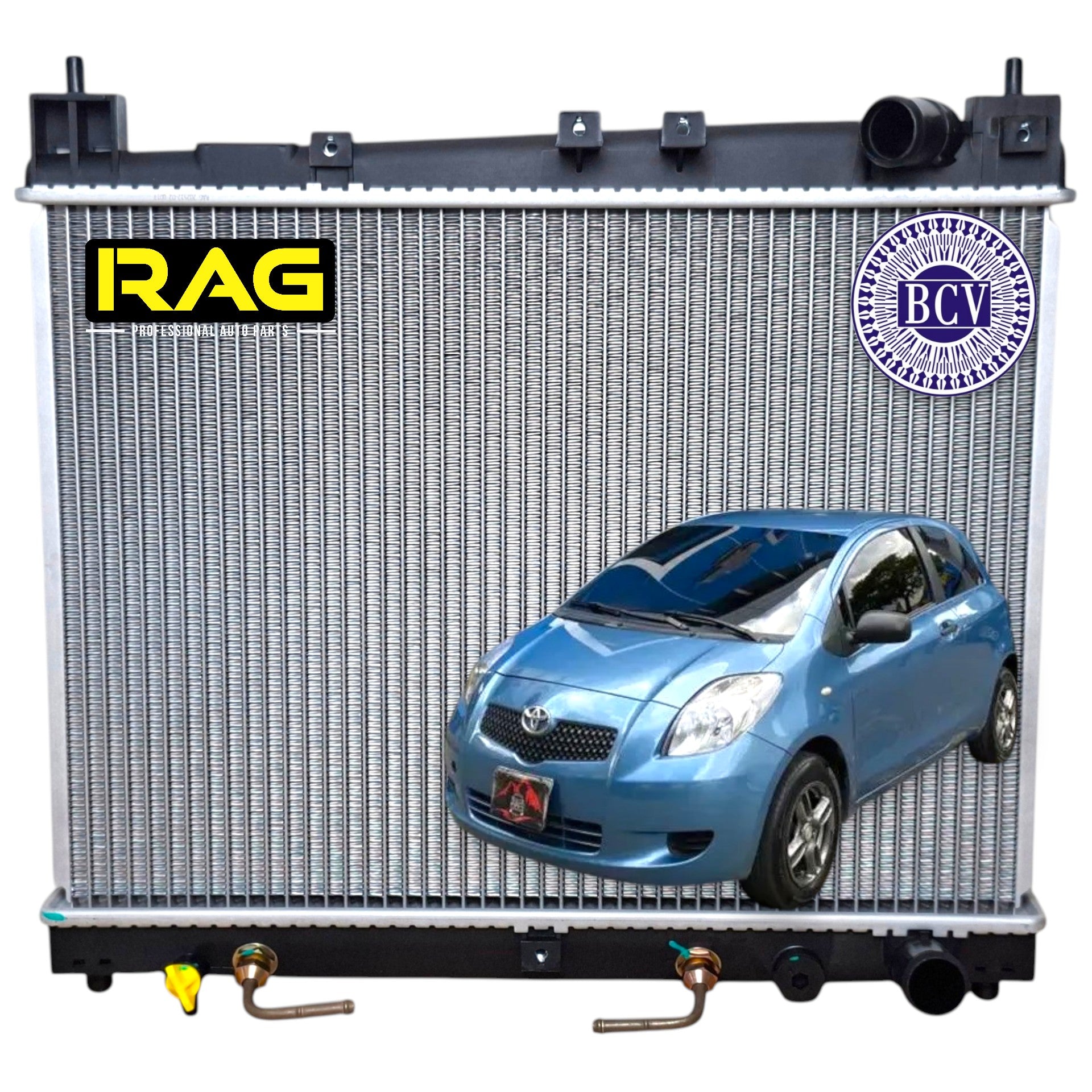 Radiador Toyota Yaris Automático 2000 - 2005 RAG