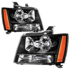 Faros Delanteros Chevrolet Tahoe 5.3 2007 - 2013 Fondo Negro RAG