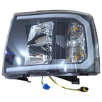Faros Delanteros Silverado 5.3 Fondo Negro LED 2007 - 2014 RAG