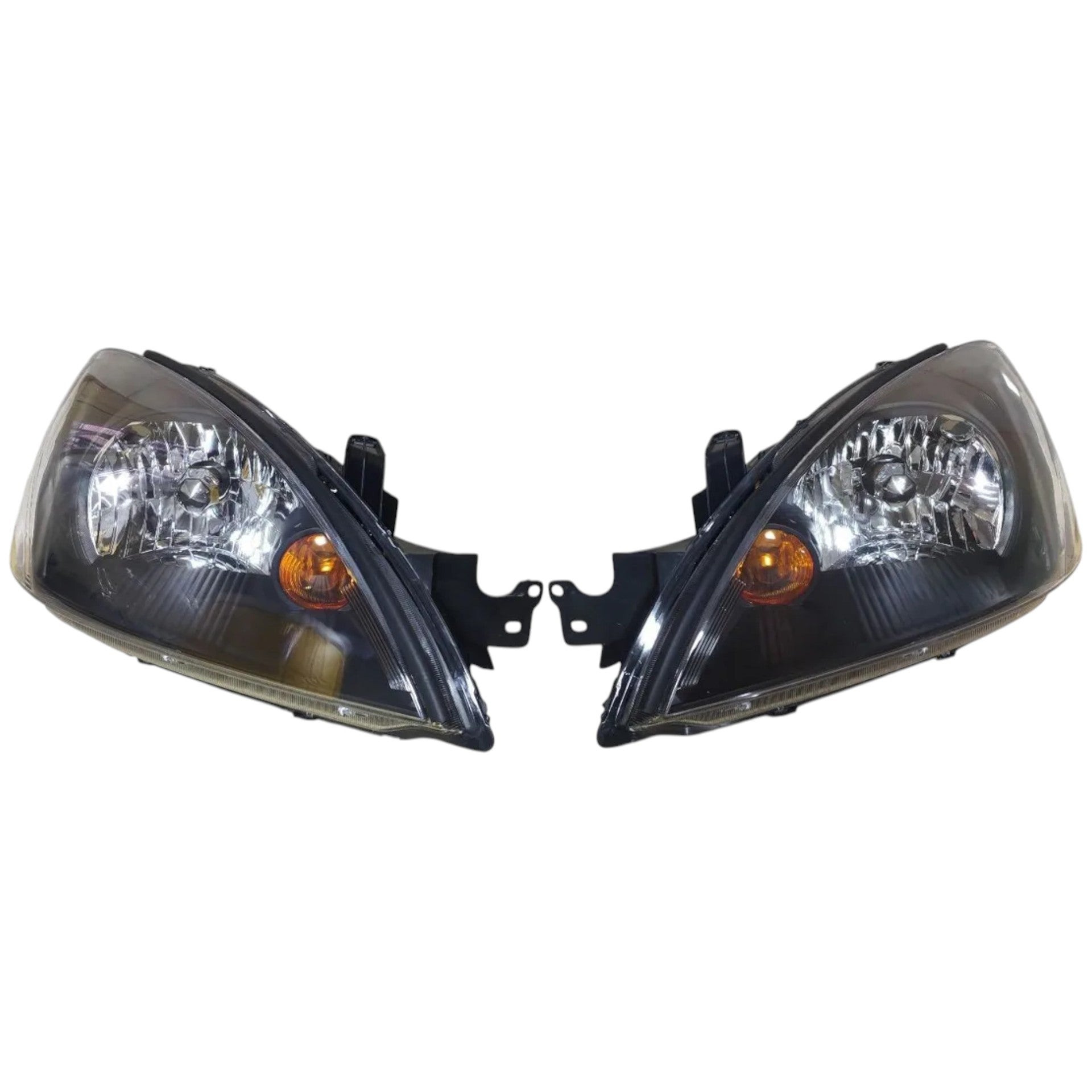 Faros Delanteros Mitsubishi Touring Lancer 1.6 2.0 Glx 05 - 15 BLACK RAG