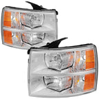 Faros Delanteros Rey Camión 5.3 Silverado WHITE 2007 - 2014 RAG