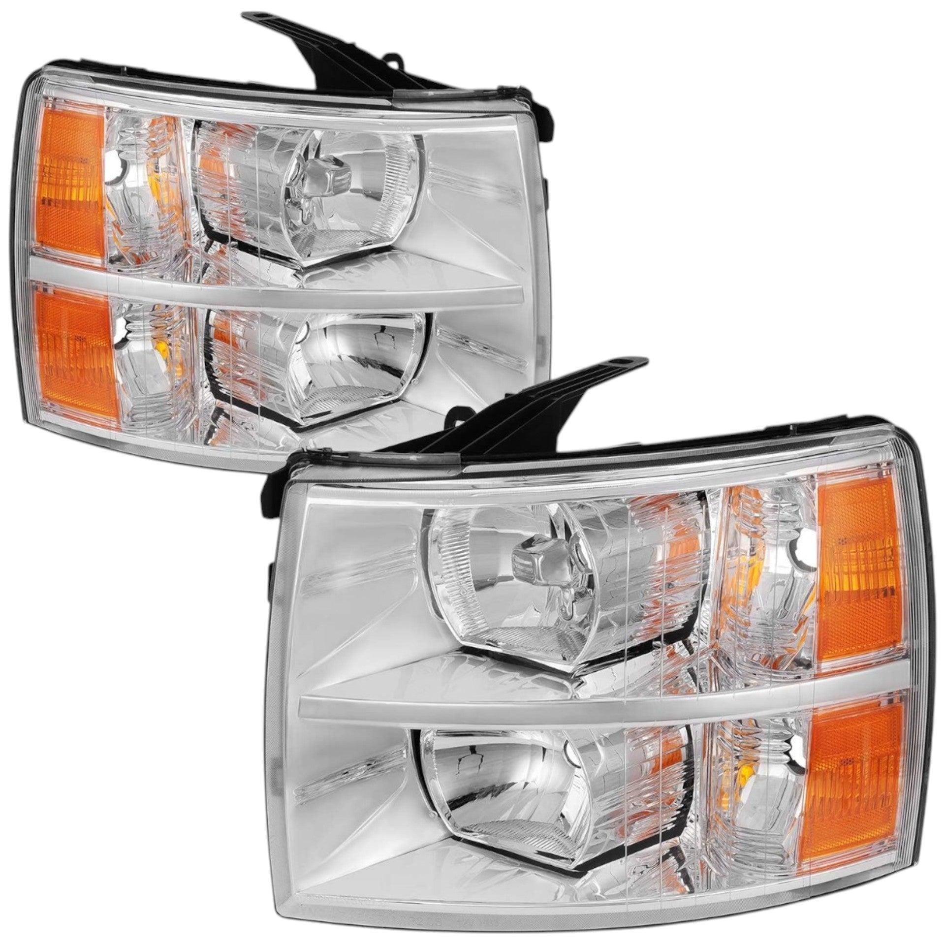 Faros Delanteros Rey Camión 5.3 Silverado WHITE 2007 - 2014 RAG
