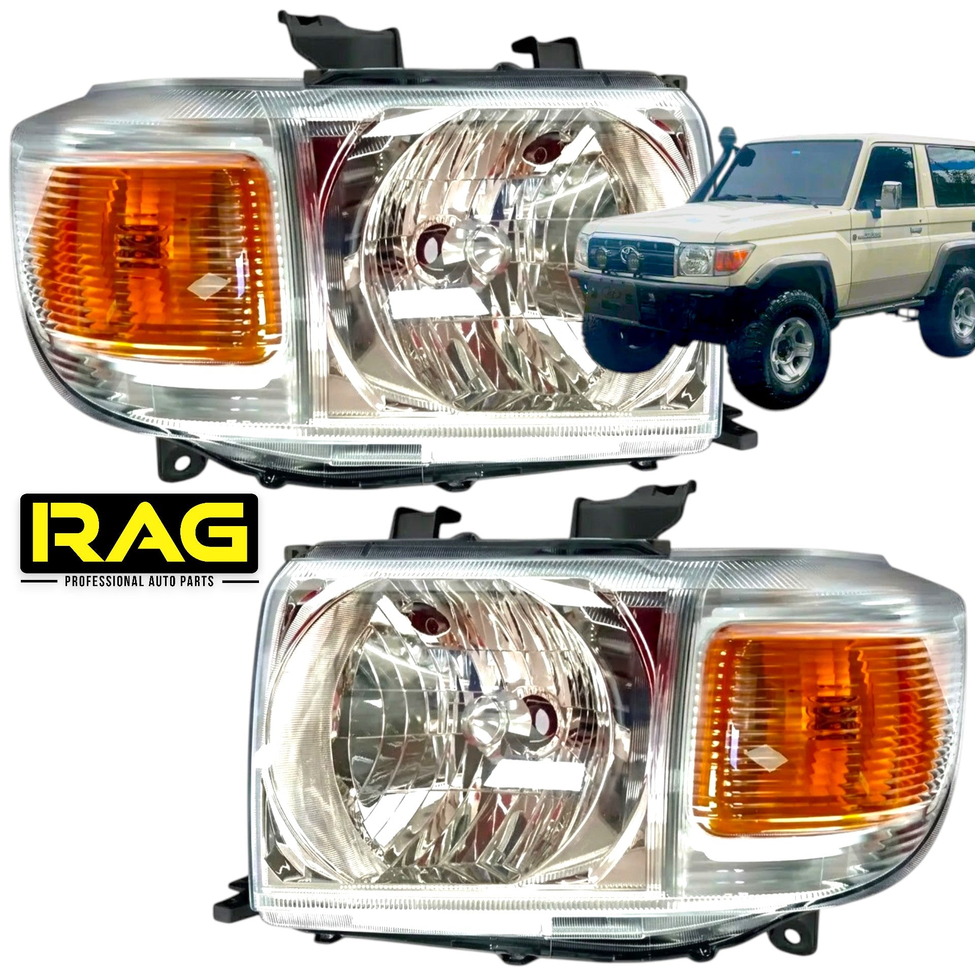 Faro Delantero Toyota Machito Land Cruiser Fj70 2010 - 2017 RAG