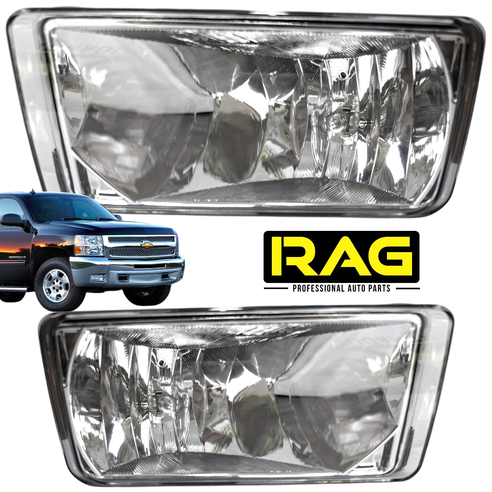 Faro Antiniebla Chevrolet Silverado 2008 - 2015 RAG
