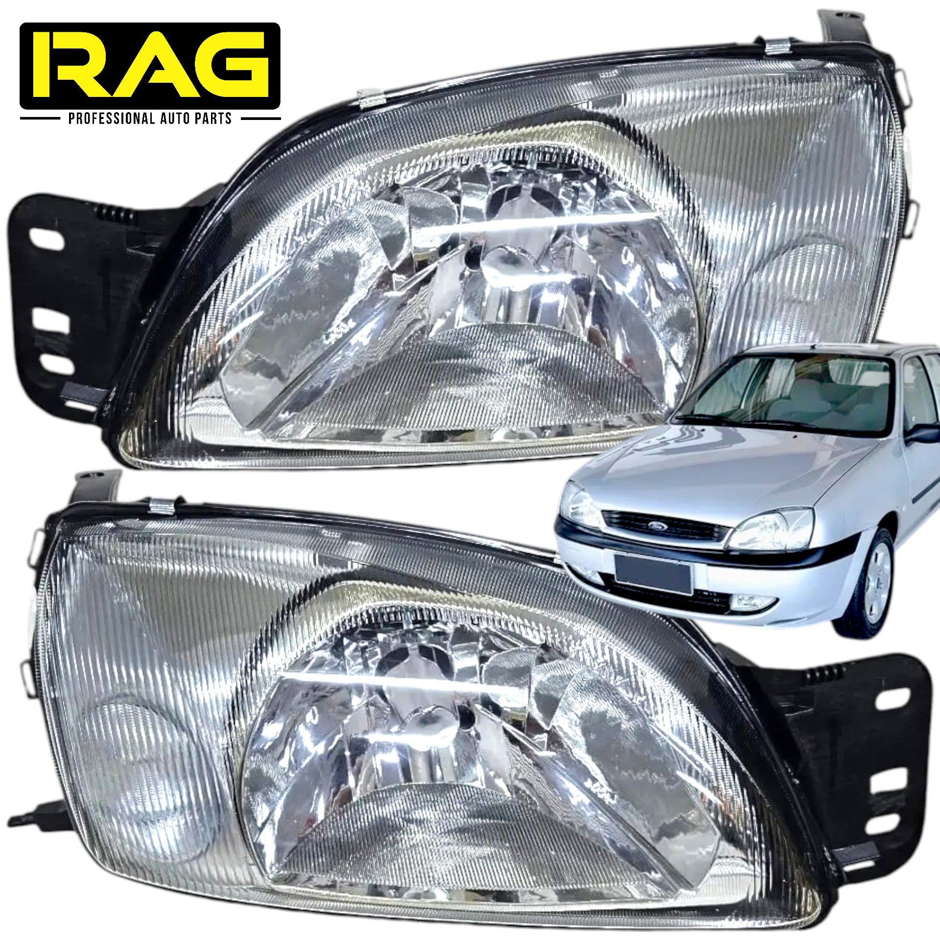 Faro Delantero Ford Fiesta Balita 1999 - 2002 RAG