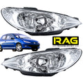 Faros Delanteros Peugeot 206 RAG
