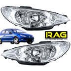 Faros Delanteros Peugeot 206 RAG