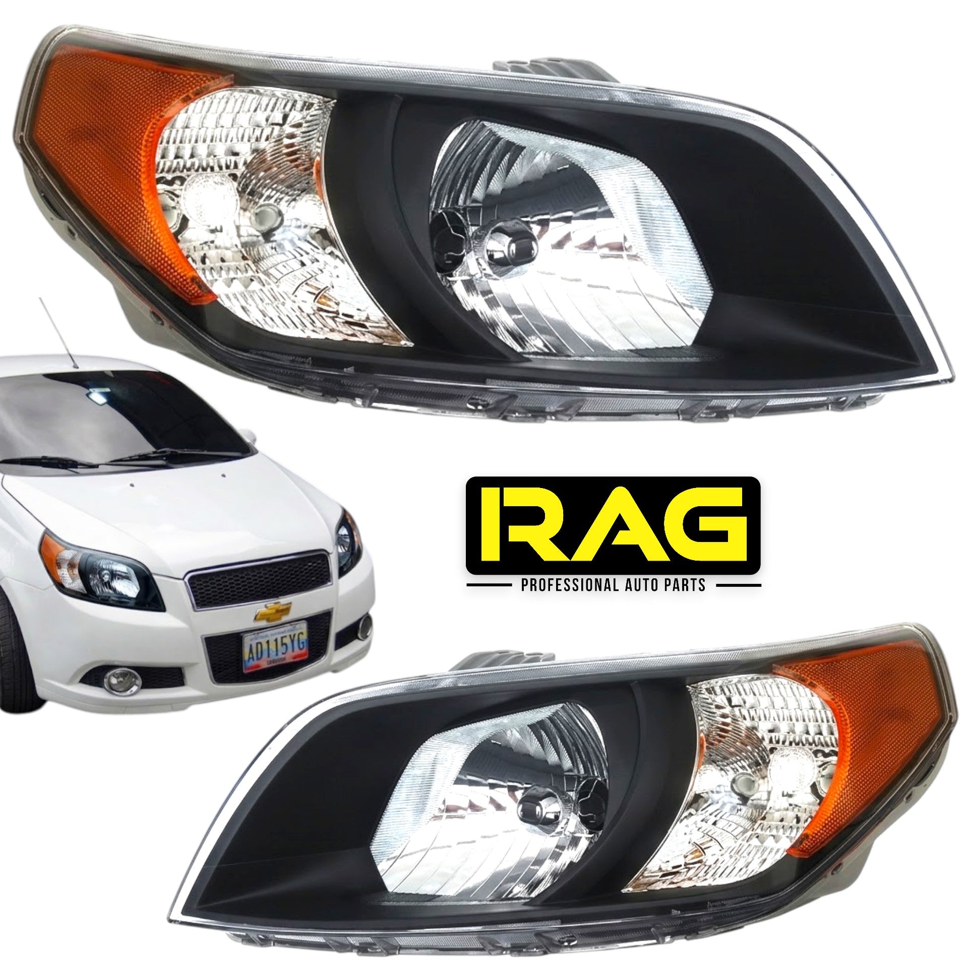 Faros Delanteros Aveo Speed 2011 - 2015 RAG